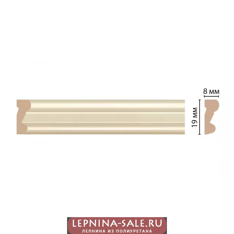 Цветной молдинг DECOMASTER D007-61 ДМ (19*8*2400) от Lepnina-Sale.ru