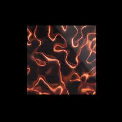 3D Панель Декор для SULTAN малый Smoggy коричневый 90х90мм, фацет 10мм 005110 Artpole