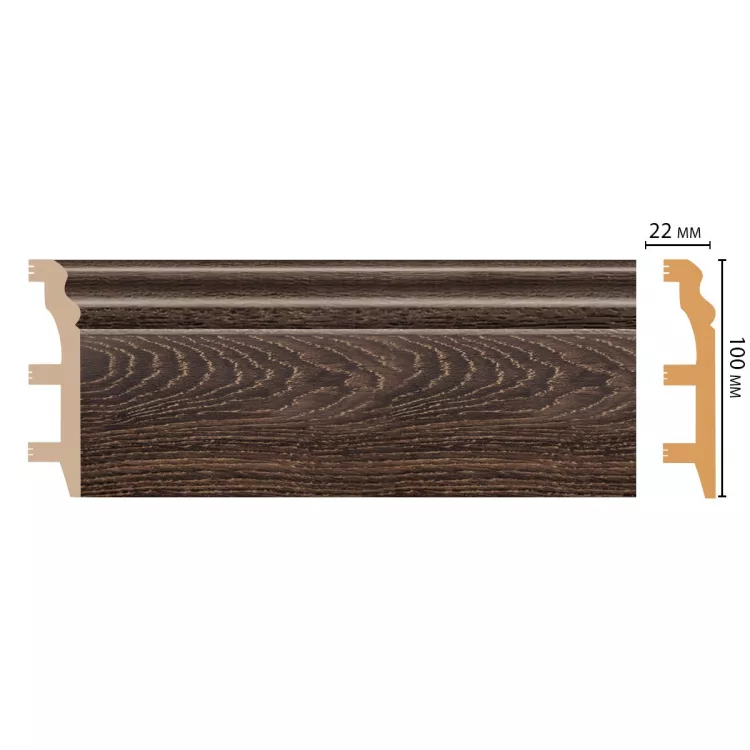 Цветной напольный плинтус DECOMASTER D232-81 ДМ (100*22*2400 мм) Цветной напольный плинтус DECOMASTER D232-81 ДМ (100*22*2400 мм) от Lepnina-Sale.ru