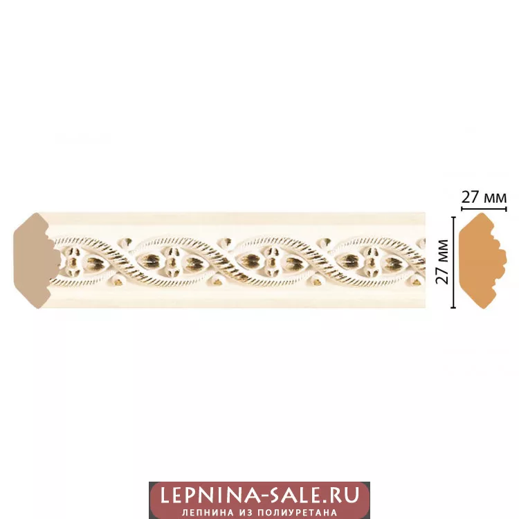Bнутренний угол Decomaster 157M-6 (27*27*2400) от Lepnina-Sale.ru
