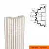 Полуколонна  КЛВ-255/3 тело рифленое (2500х127,5х255)