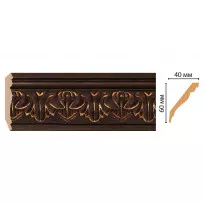 Карниз потолочный Decomaster 155B-966 (60*40*2400) от Lepnina-Sale.ru