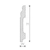 FB2 плинтус Wallstyl NMC 100х13х2000 мм от Lepnina-Sale.ru