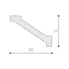 WT2  карниз Wallstyl NMC 75х90х2000 мм от Lepnina-Sale.ru