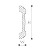 WL5 молдинг Wallstyl NMC 85х15х2000 мм от Lepnina-Sale.ru