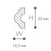 Wl7 молдинг Wallstyl NMC 25х12.5х2000 мм Wl7 молдинг Wallstyl NMC 25х12.5х2000 мм от Lepnina-Sale.ru