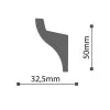 IL3 карниз Wallstyl NMC 50х32х2000 мм от Lepnina-Sale.ru
