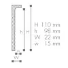 CF2 плинтус Wallstyl NMC 110х22х2000 мм CF2 плинтус Wallstyl NMC 110х22х2000 мм от Lepnina-Sale.ru