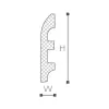 FL5 плинтус Wallstyl NMC 100х20х2000 мм FL5 плинтус Wallstyl NMC 100х20х2000 мм от Lepnina-Sale.ru