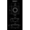 Гипсовый светильник SGS21