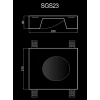 Гипсовый светильник SGS23