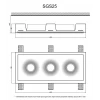 Гипсовый светильник SGS25
