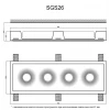 Гипсовый светильник SGS26