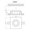 Гипсовый светильник SGS5