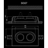 Гипсовый светильник SGS7