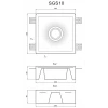 Гипсовый светильник SGS10 от Lepnina-Sale.ru Гипсовый светильник SGS10