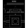Гипсовый светильник SGS2
