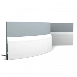 Гибкий плинтус из полиуретана SX104F Orac Decor