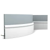 Гибкий плинтус из полиуретана SX138F Orac Decor
