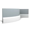 Гибкий плинтус из полиуретана SX172F Orac Decor
