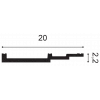 Карниз SX181 HIGH LINE Карниз SX181 HIGH LINE от Lepnina-Sale.ru