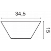 Декоративный элемент W101 TRAPEZIUM Декоративный элемент W101 TRAPEZIUM от Lepnina-Sale.ru