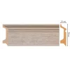 Цветной напольный плинтус DECOMASTER D122-72 ДМ ШК/16 (78*21*2400 мм)