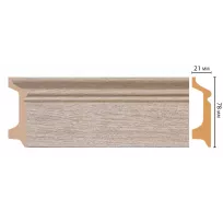 Цветной напольный плинтус DECOMASTER D122-72 ДМ ШК/16 (78*21*2400 мм) от Lepnina-Sale.ru