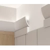Карниз декоративный KX072, 75х33, 2000мм, Экополимер/9 от Lepnina-Sale.ru Карниз декоративный KX072, 75х33, 2000мм, Экополимер/9