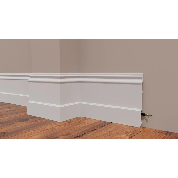 Напольный плинтус DD725 Decor-Dizayn от Lepnina-Sale.ru Напольный плинтус DD725 Decor-Dizayn
