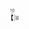 WD5 плинтус WALLSTYL NMC 38х10х2000 мм