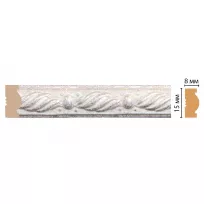 Цветная лепнина молдинг Decomaster 105-19 (размер 15х8х2400) от Lepnina-Sale.ru