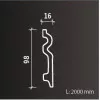 Плинтус из полиуретана 1.53.109 Европласт от Lepnina-Sale.ru