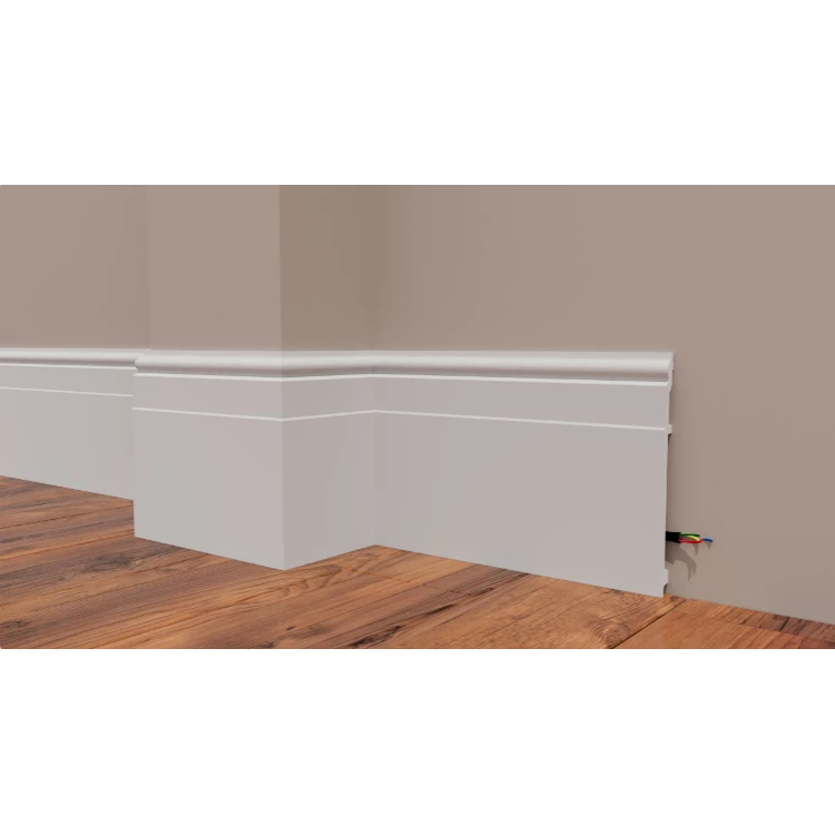 Напольный плинтус DD726 Decor-Dizayn от Lepnina-Sale.ru Напольный плинтус DD726 Decor-Dizayn