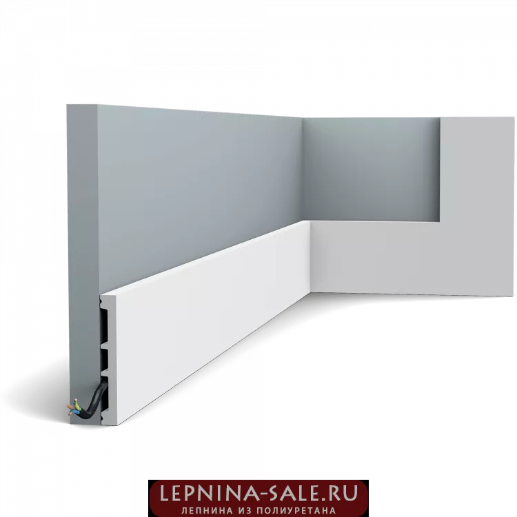 Напольный плинтус SX163 SQUARE Orac Decor от Lepnina-Sale.ru Напольный плинтус SX163 SQUARE Orac Decor