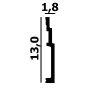 Напольный плинтус P110 Перфект Плюс