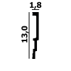 Напольный плинтус P110 Перфект Плюс