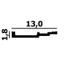 Напольный плинтус P110 Перфект Плюс